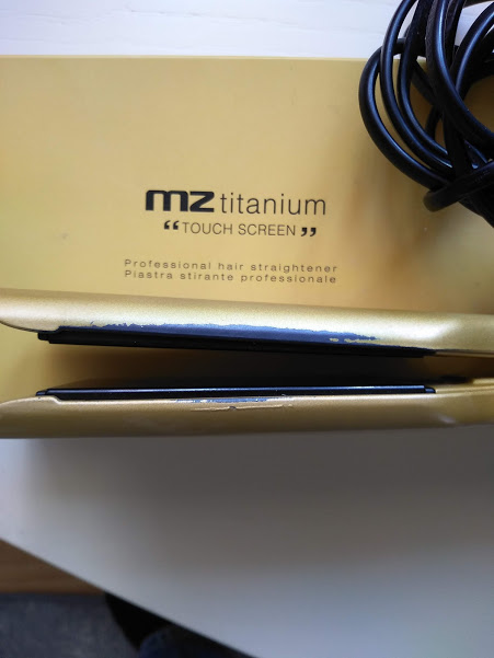 Утюжок MZ Titanium широкие пластины, титан, 230С  - фотография