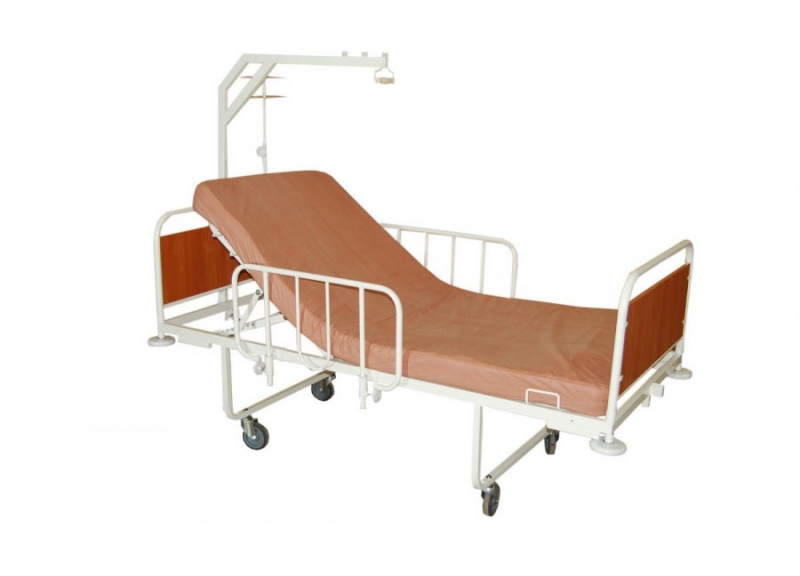 Прокат кровати медицинской 2-секционной механической - фотография