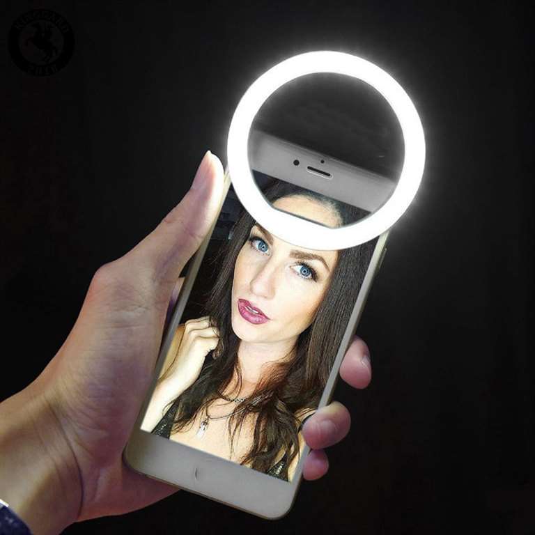 Кольцо для селфи на телефон LED. ХИТ - фотография