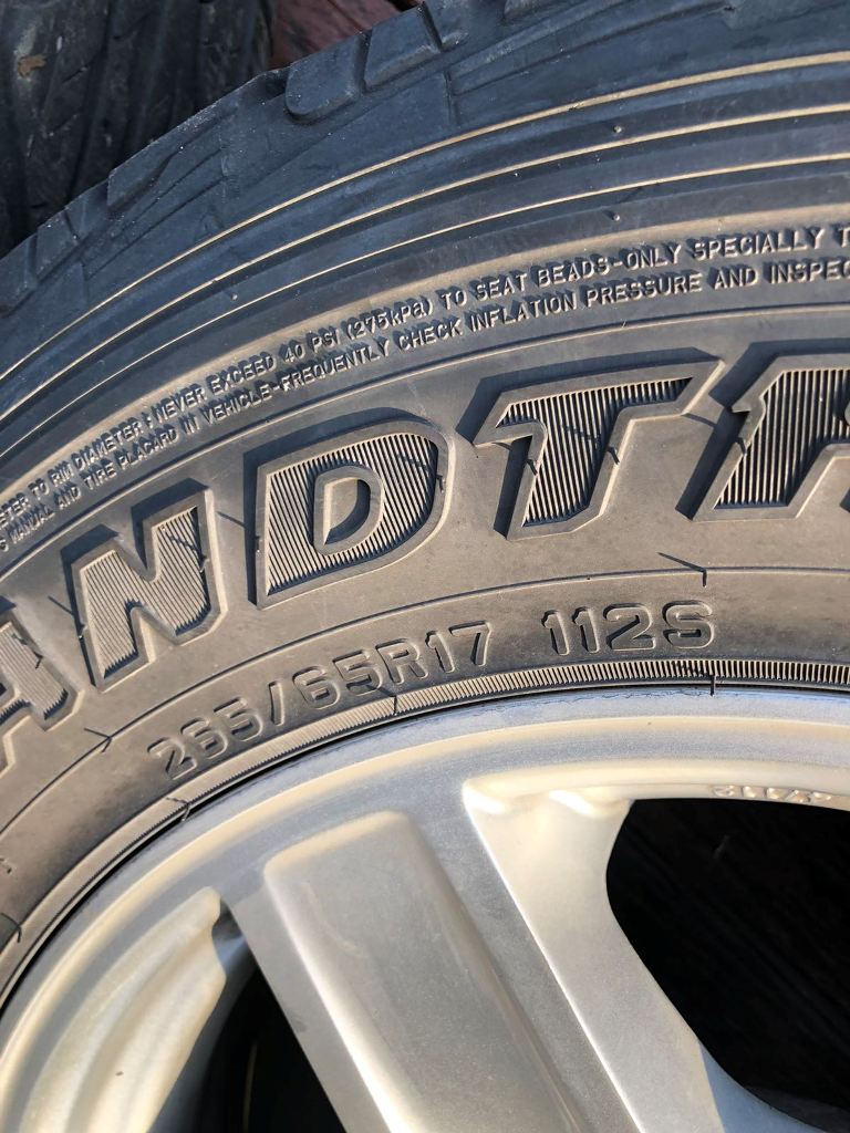 Диски от Прадо 120 Тойота с летней резиной Dunlop 265/65 r17 - фотография