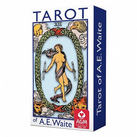 Карты Таро A.E. Waite Tarot Pocket Blue Edition 57*89 мм - фотография