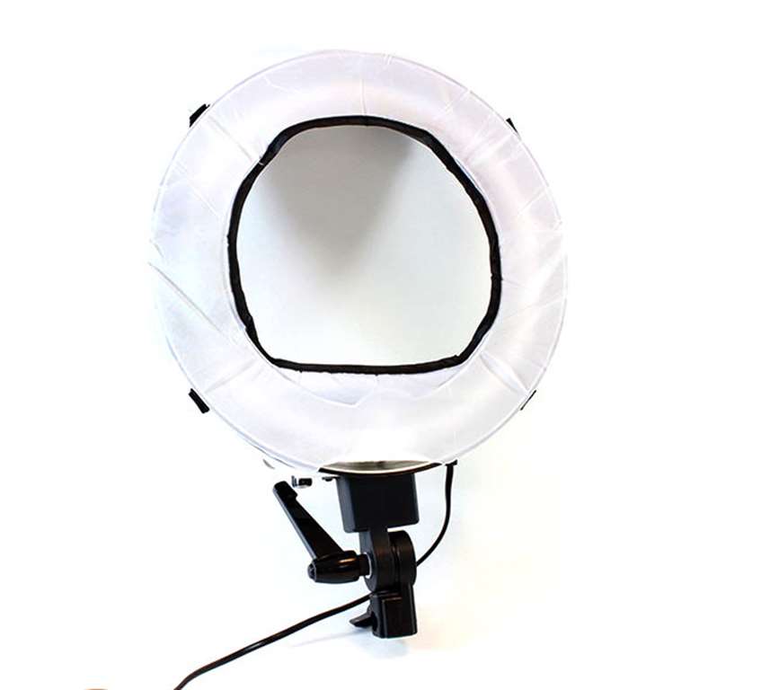 Кольцевая лампа на штативе для визажистов, парикмахеров, фотографов SiPL - фотография