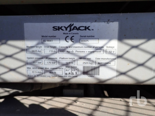 Ножничный подъемник SKYJACK SJ8841 - фотография