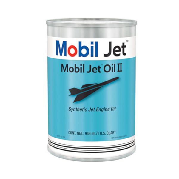 Авиационное синтетическое масло Mobil Jet Oil II  - фотография