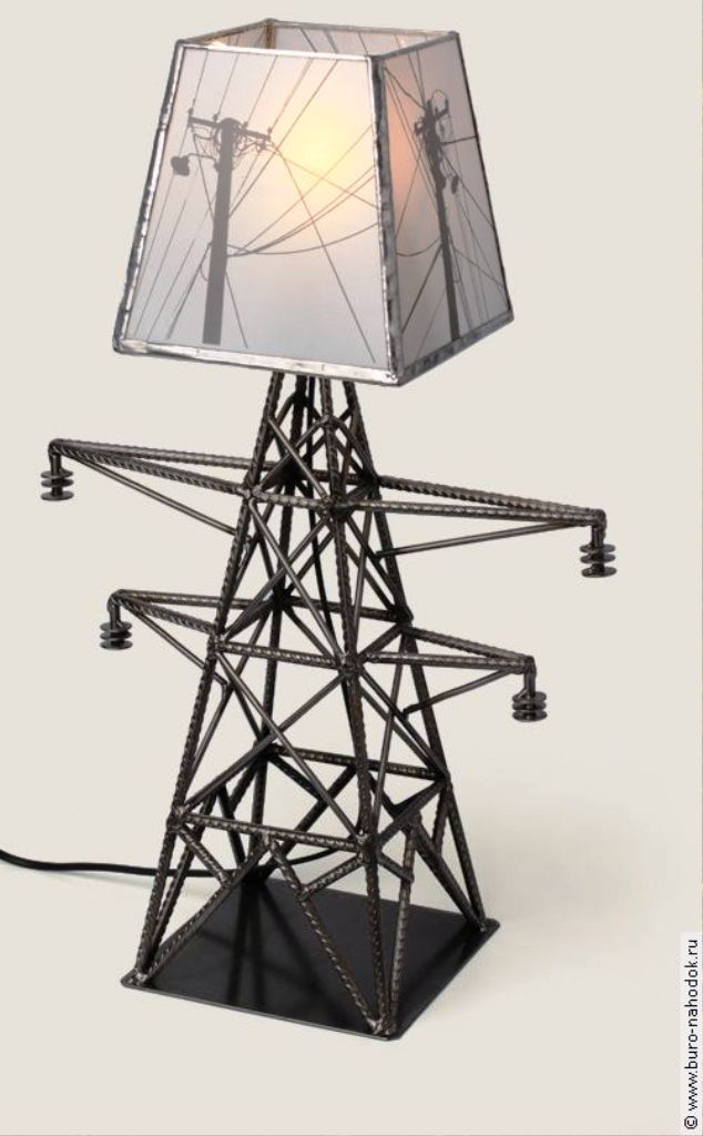 Светильник из металла 400х150х150 - фотография