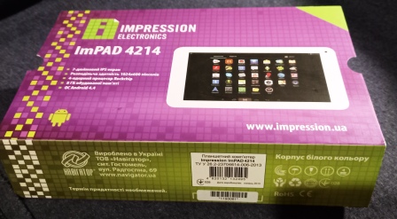 Планшет Impression ImPAD 4214 - фотография