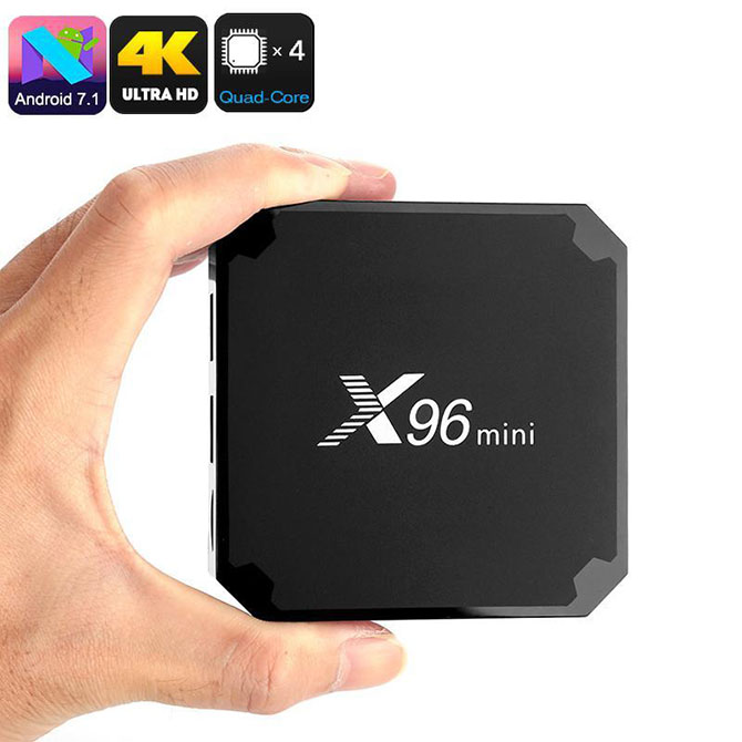 Приставка Смарт Tv Box Андроид X96 mini, новая - фотография