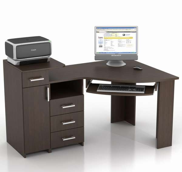 Компьютерный стол на заказ - фотография