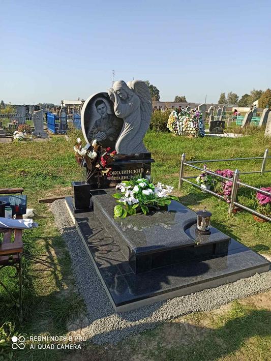 Памятники от 400 $ продажа-установка под ключ. Дзержинск и рн - фотография