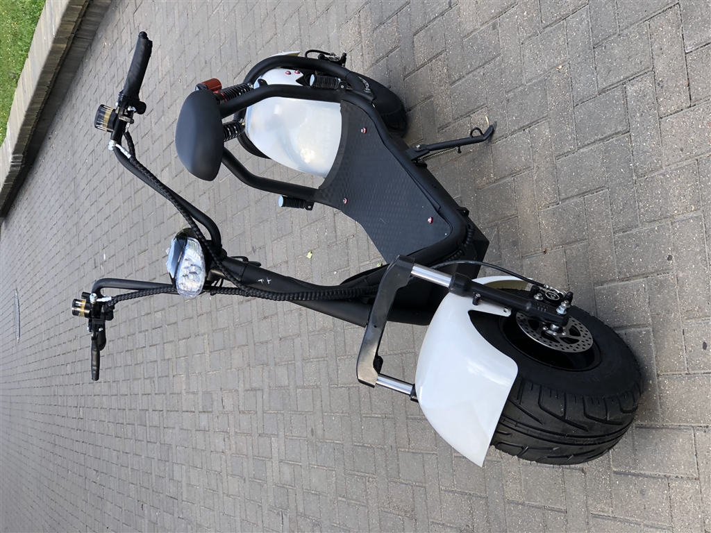Электрический скутер (самокат) Citycoco White-3000w - фотография