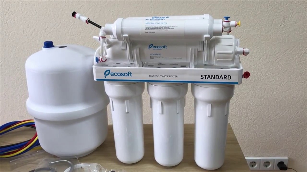 Фильтр для воды Система обратного осмоса Экоскофт стандарт 5-50 - фотография