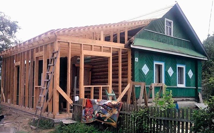 Ремонт и реконструкция деревянных и каркасных домов - фотография